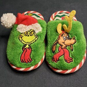 Grinch Slippers Size Size-7-8